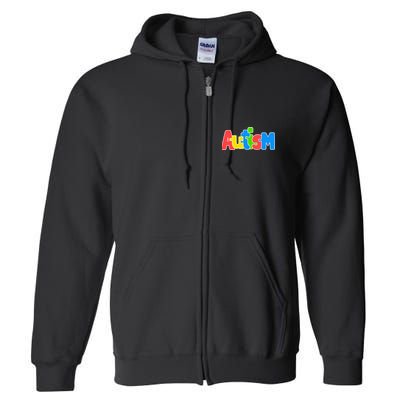 Autism - It's No Prob-llama To Be Different Full Zip Hoodie