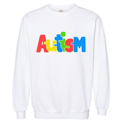 Autism - It's No Prob-llama To Be Different Garment-Dyed Sweatshirt