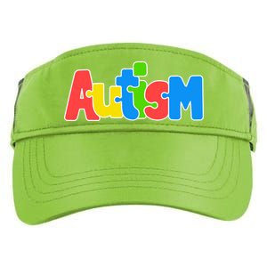 Autism - It's Ok To Be Different Crayons Adult Drive Performance Visor