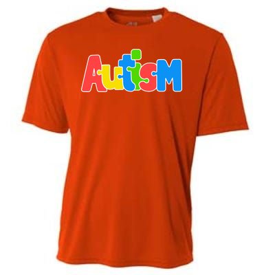 Autism - It's Ok To Be Different Crayons Cooling Performance Crew T-Shirt