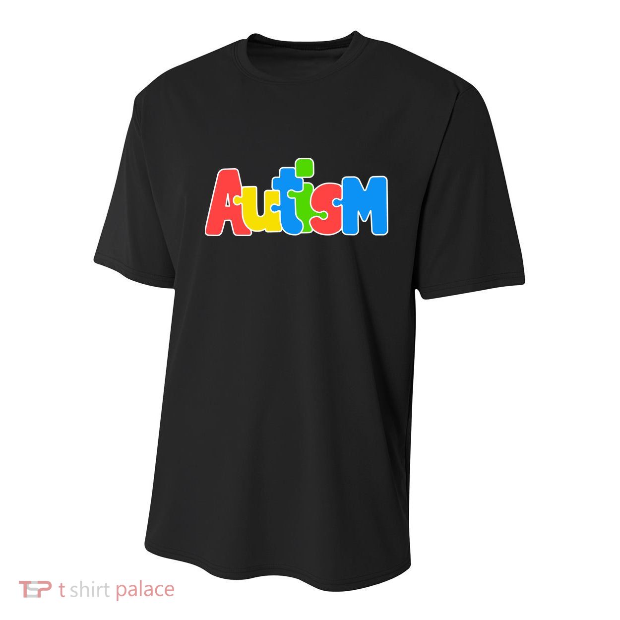 Autism - It's Ok To Be Different Crayons Youth Performance Sprint T-Shirt