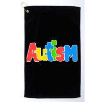 Autism - It's Ok To Be Different Crayons Golf Towel