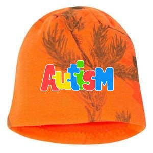 Autism - It's Ok To Be Different Crayons Kati - Camo Knit Beanie