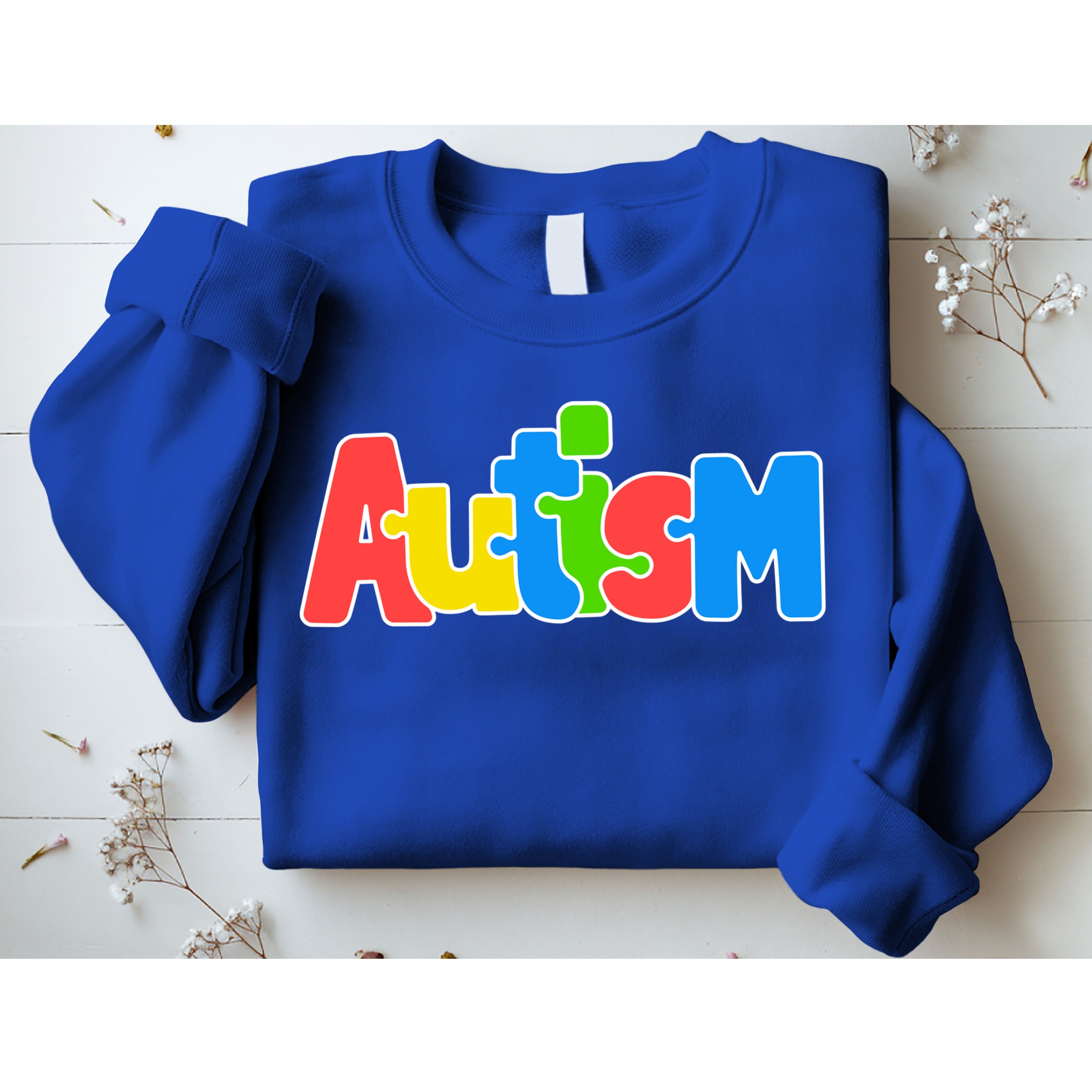 Autism - It's Ok To Be Different Crayons Sweatshirt