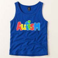 Autism - It's Ok To Be Different Crayons Tank Top