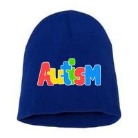 Autism - It's Ok To Be Different Crayons Short Acrylic Beanie