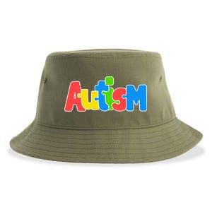 Autism - It's Ok To Be Different Crayons Sustainable Bucket Hat