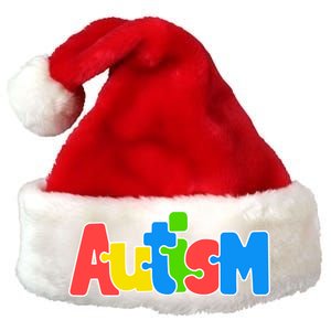 Autism - It's Ok To Be Different Crayons Premium Christmas Santa Hat