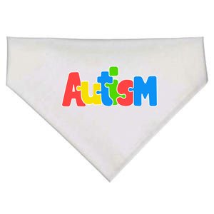 Autism - It's Ok To Be Different Crayons USA-Made Doggie Bandana