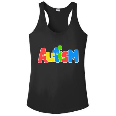 Autism - Love Completes The Puzzle Ladies PosiCharge Competitor Racerback Tank