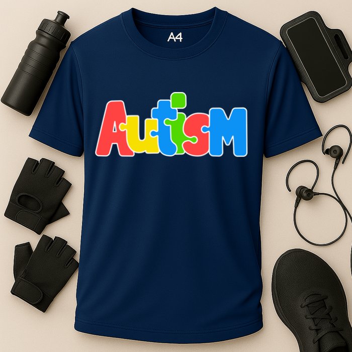 Autism - Love Completes The Puzzle Cooling Performance Crew T-Shirt