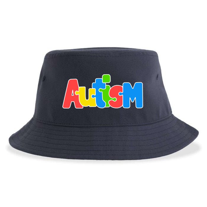 Autism - Love Completes The Puzzle Sustainable Bucket Hat