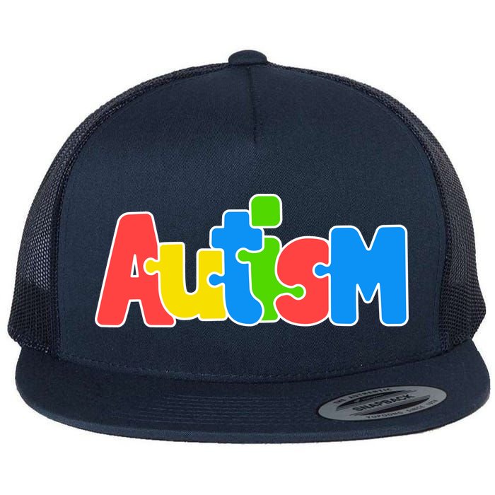 Autism - Love Completes The Puzzle Flatbill Hat
