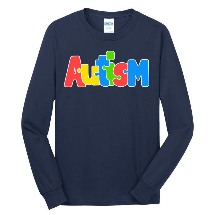 Autism - Love Completes The Puzzle Tall Long Sleeve T-Shirt