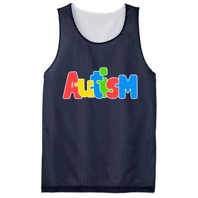 Autism - Love Completes The Puzzle Mesh Reversible Basketball Jersey Tank