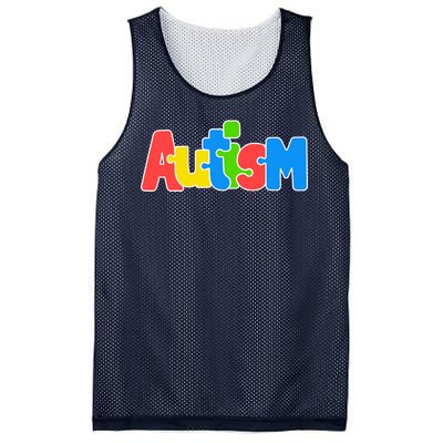 Autism - Love Completes The Puzzle Mesh Reversible Basketball Jersey Tank