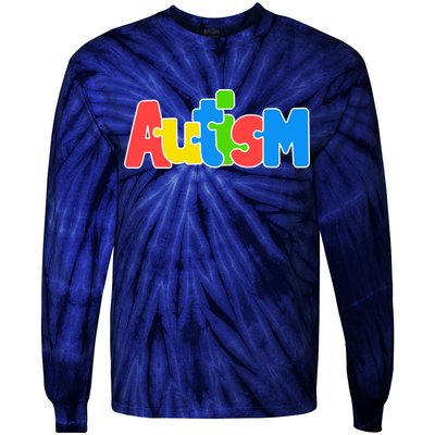 Autism - Love Completes The Puzzle Tie-Dye Long Sleeve Shirt