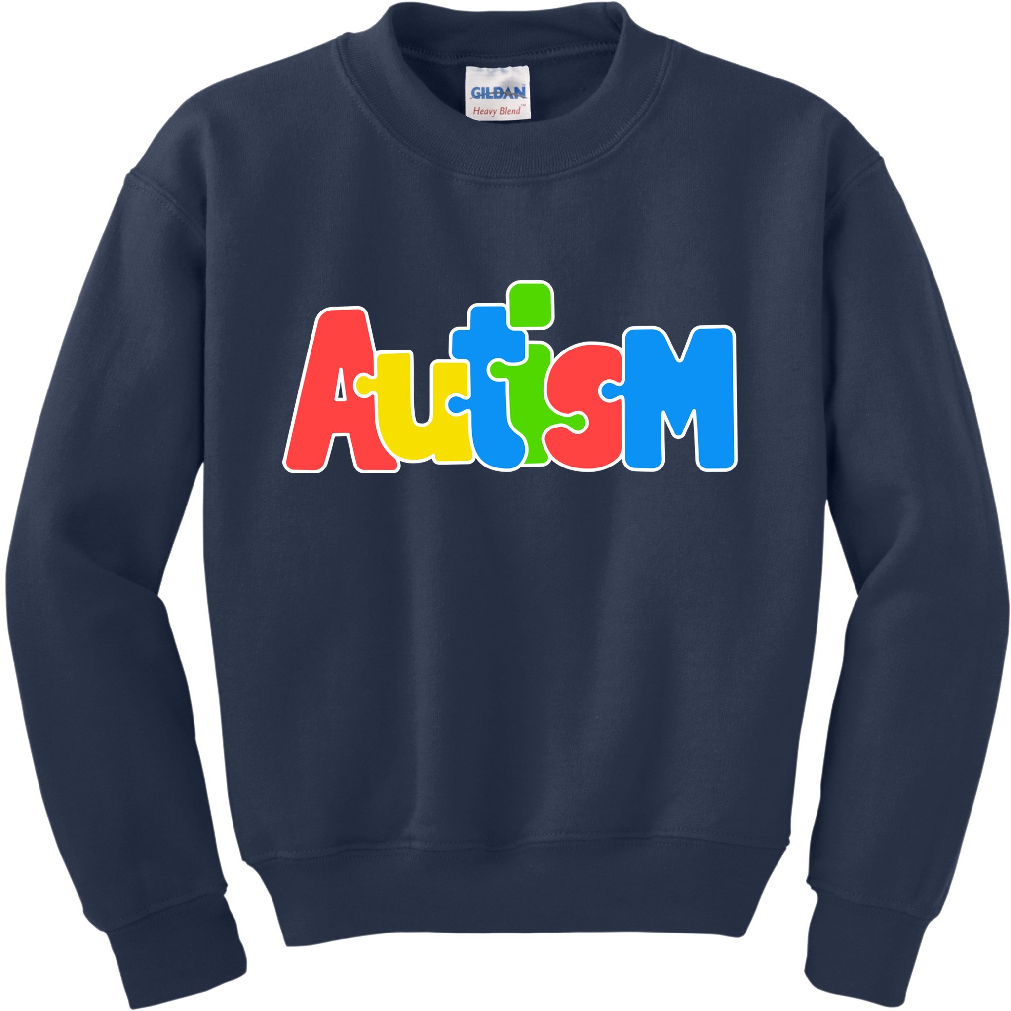 Autism - Love Completes The Puzzle Kids Sweatshirt
