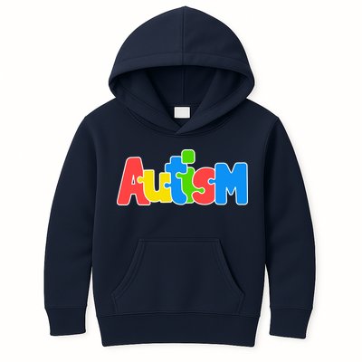Autism - Love Completes The Puzzle Kids Hoodie