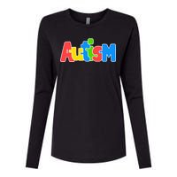 Autism Womens Cotton Relaxed Long Sleeve T-Shirt