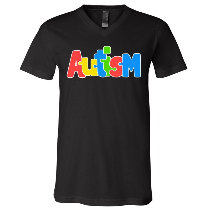 Autism V-Neck T-Shirt