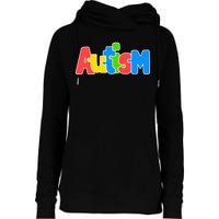 Autism Womens Funnel Neck Pullover Hood