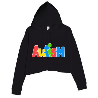 Autism Crop Fleece Hoodie