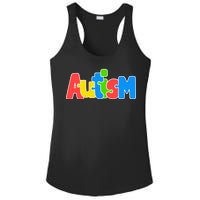 Autism Ladies PosiCharge Competitor Racerback Tank