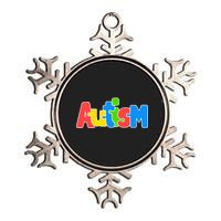 Autism Metallic Star Ornament