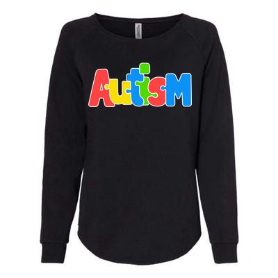 Autism Womens California Wash Sweatshirt