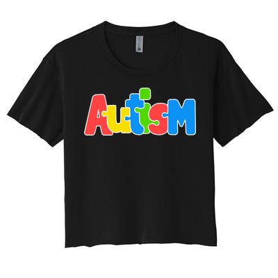 Autism Women's Crop Top Tee