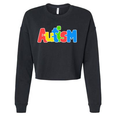 Autism Cropped Pullover Crew