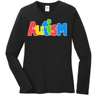 Autism Ladies Long Sleeve Shirt