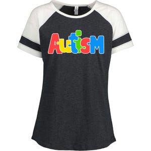 Autism Enza Ladies Jersey Colorblock Tee