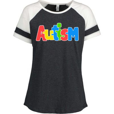 Autism Enza Ladies Jersey Colorblock Tee