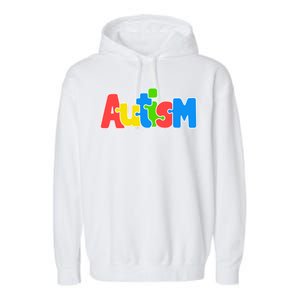 Autism Garment-Dyed Fleece Hoodie