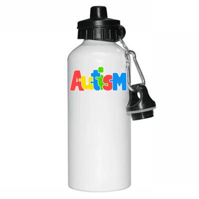 Autism Aluminum Water Bottle