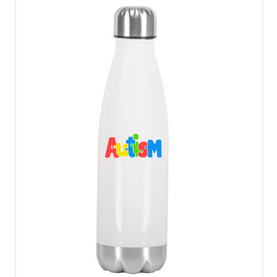 Autism Stainless Steel Insulated Water Bottle