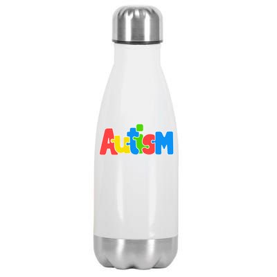 Autism Stainless Steel Insulated Water Bottle