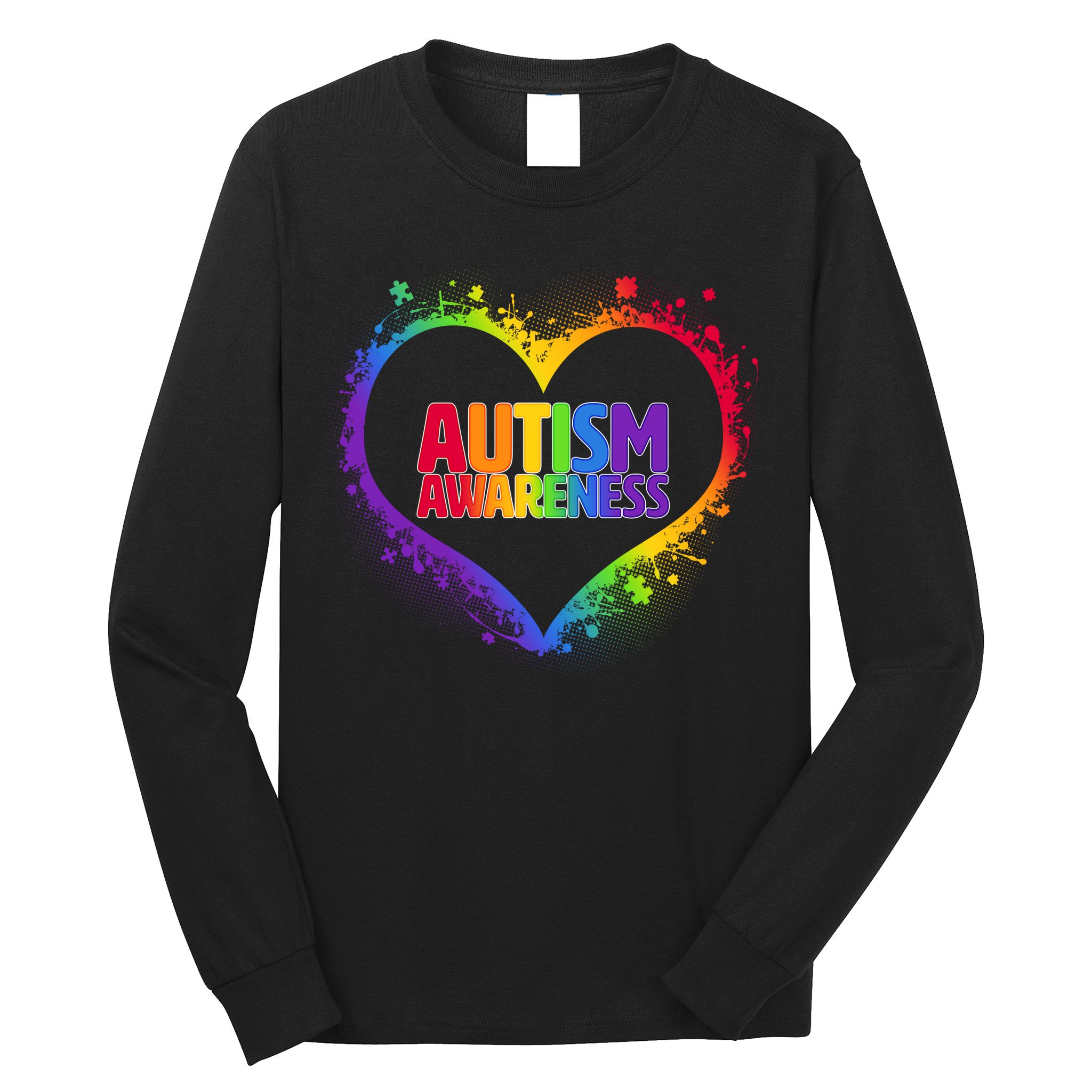 Autism Awareness - Full Of Love Long Sleeve Shirt