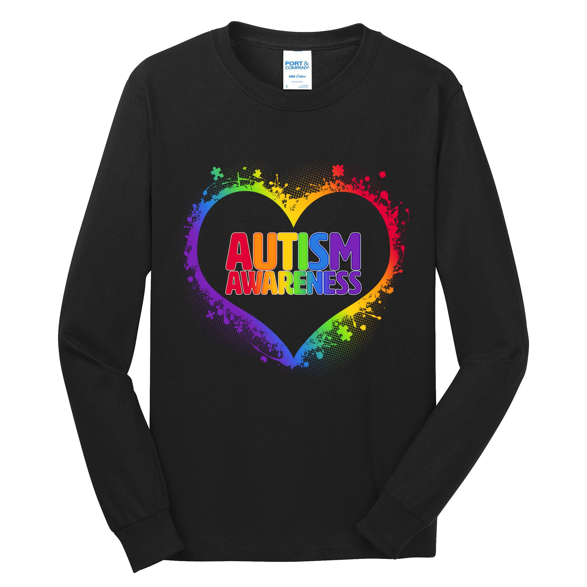 Autism Awareness - Full Of Love Tall Long Sleeve T-Shirt