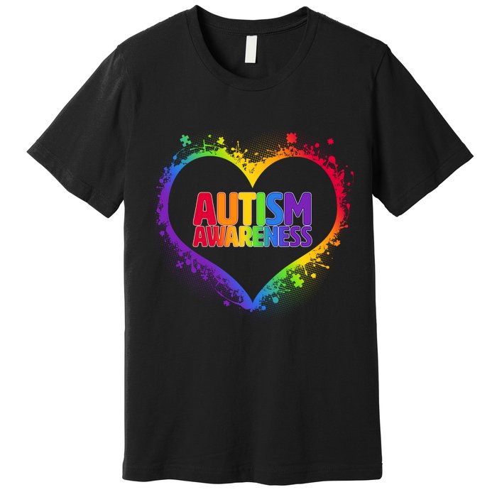 Autism Awareness - Full Of Love Premium T-Shirt