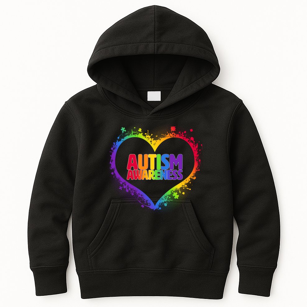 Autism Awareness - Full Of Love Kids Hoodie