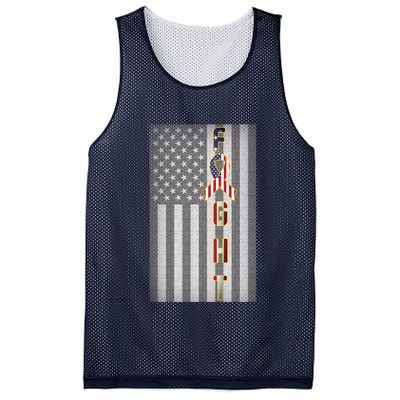 Autism Awareness American Flag Mesh Reversible Basketball Jersey Tank