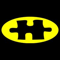 Autism Awareness Bat Puzzle Logo Baby Bodysuit