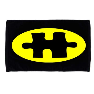 Autism Awareness Bat Puzzle Logo Microfiber Hand Towel