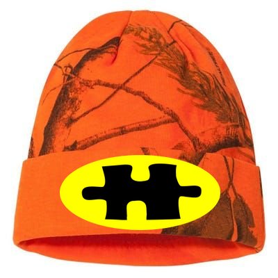 Autism Awareness Bat Puzzle Logo Kati Licensed 12" Camo Beanie