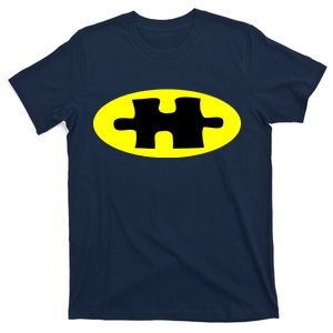 Autism Awareness Bat Puzzle Logo T-Shirt