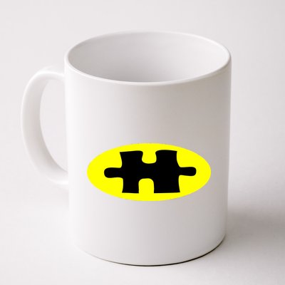 Autism Awareness Bat Puzzle Logo Coffee Mug