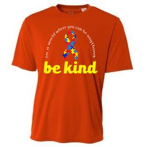 Autism Awareness Be Anything Be Kind Cooling Performance Crew T-Shirt